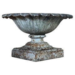 Urne Tazza en fonte du 19e siècle