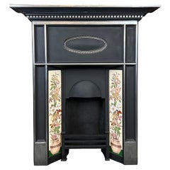 Chimenea de hierro fundido del siglo XIX