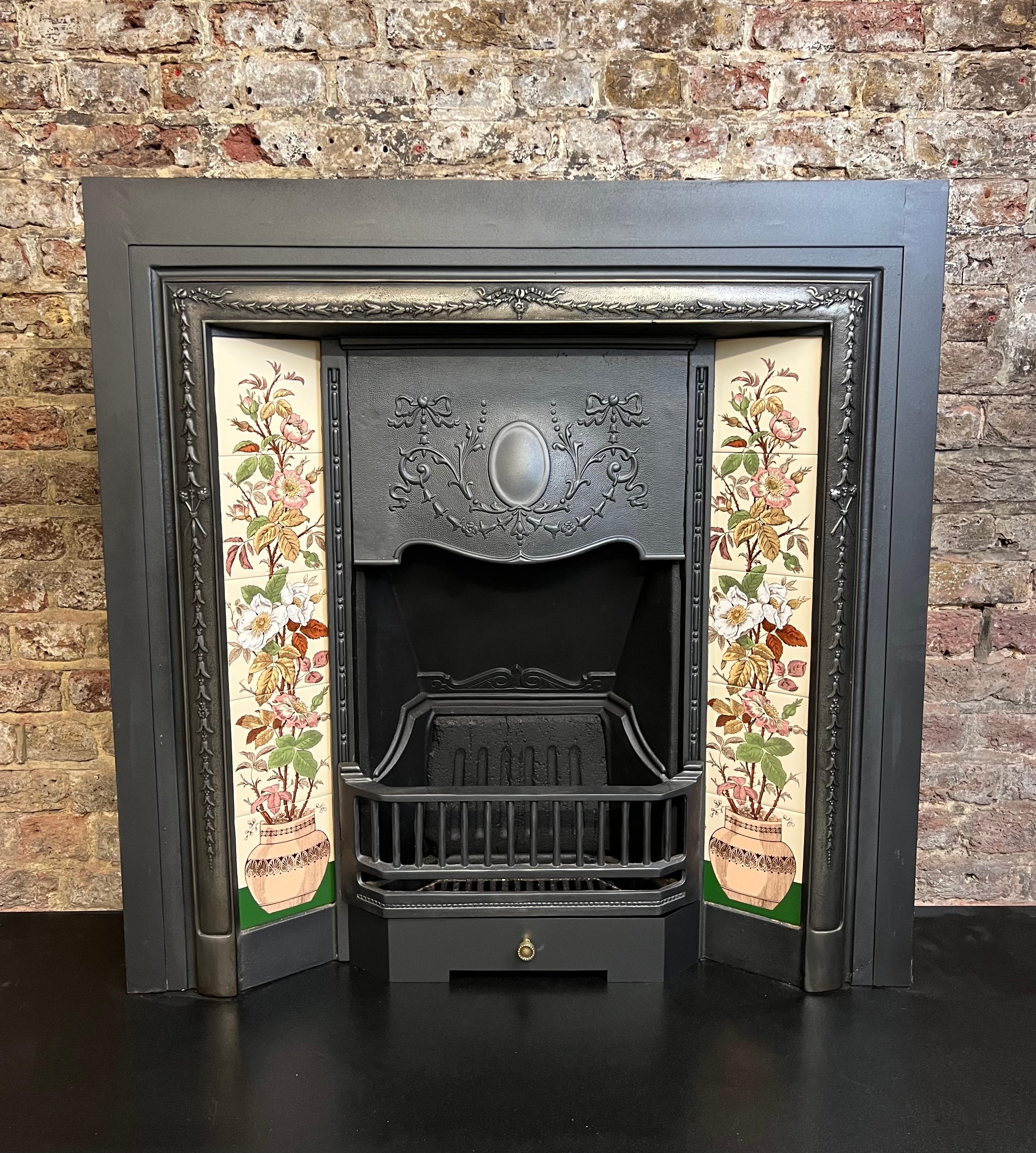 Chimenea de hierro fundido del siglo XIX Europeo en venta