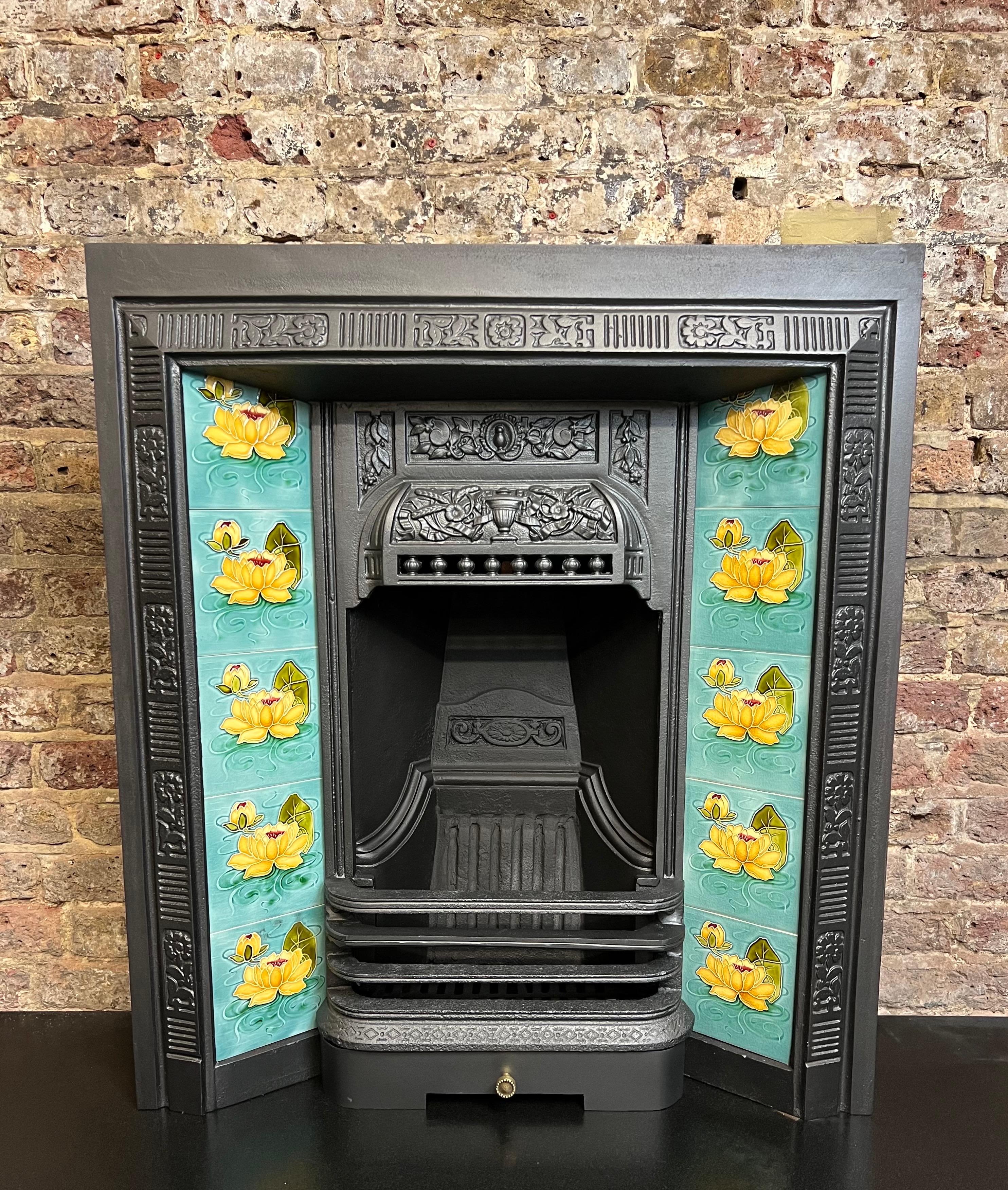 Chimenea de hierro fundido del siglo XIX en Bueno estado para la venta en London, GB
