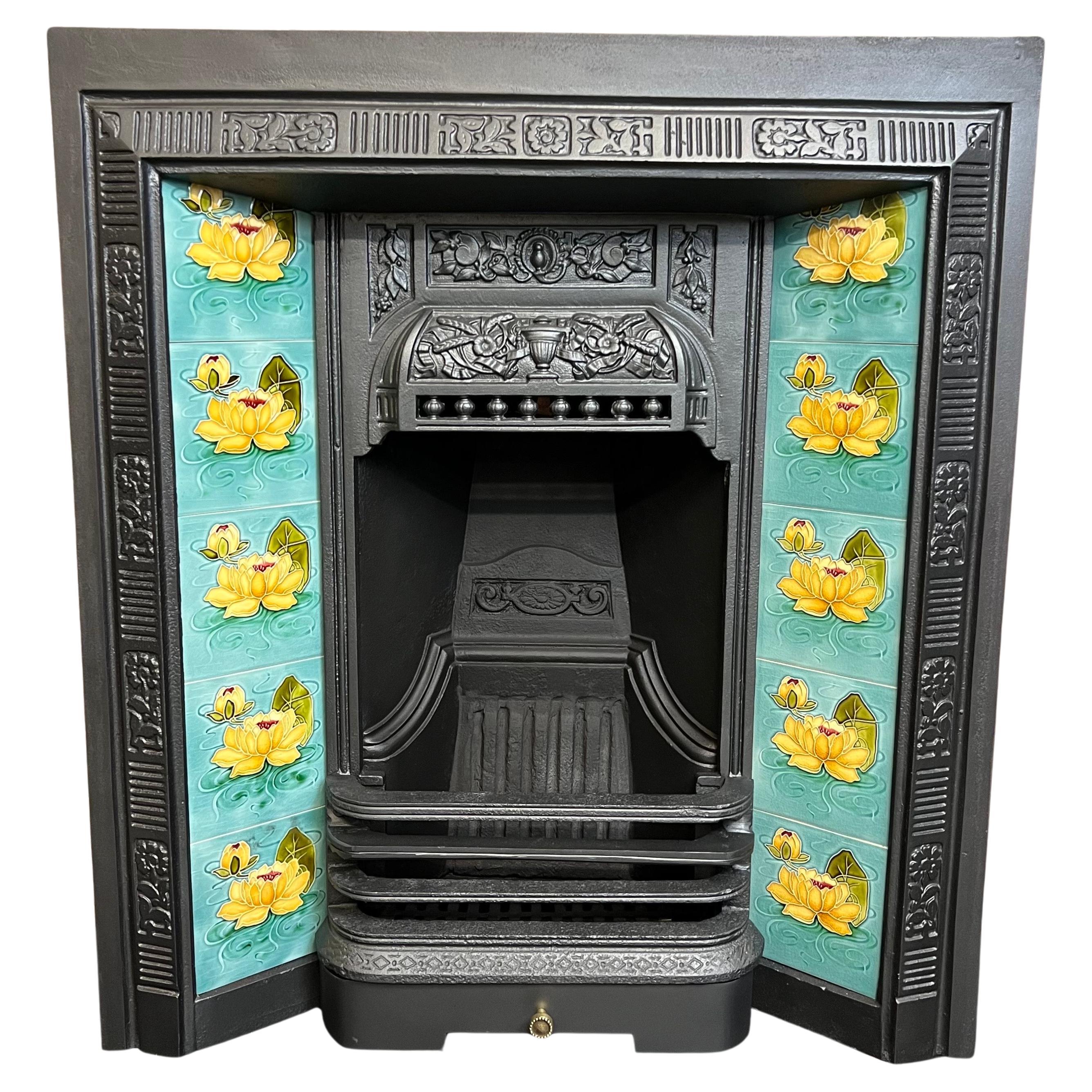 What is a ceramic fireplace called?