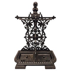 19th Century Cast Iron Umbrella or Stick Stand