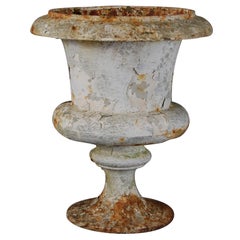 Antique 19th Century Cast Iron Urn