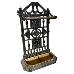 19th century Cast  Iron Walking Stick Stand or Umbrella Stand  A charming piece