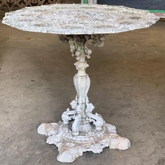 19th Century Cast Iron Zodiac Table By Falkirk Iron Works