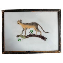 "Retrato de gato del siglo XIX: Arte felino lleno de gracia"