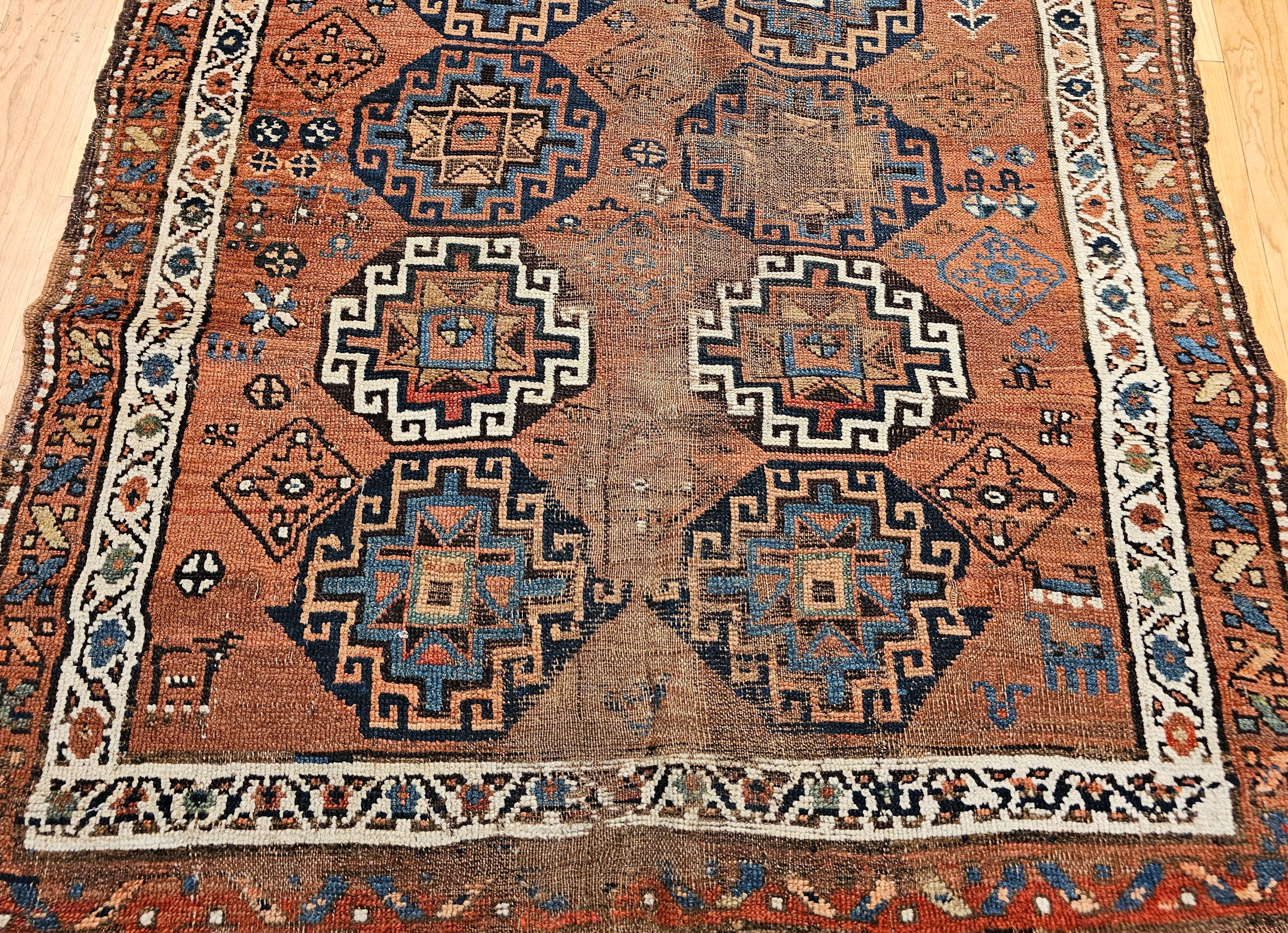 Caucasien Tapis du Karabagh caucasien du 19ème siècle en vente