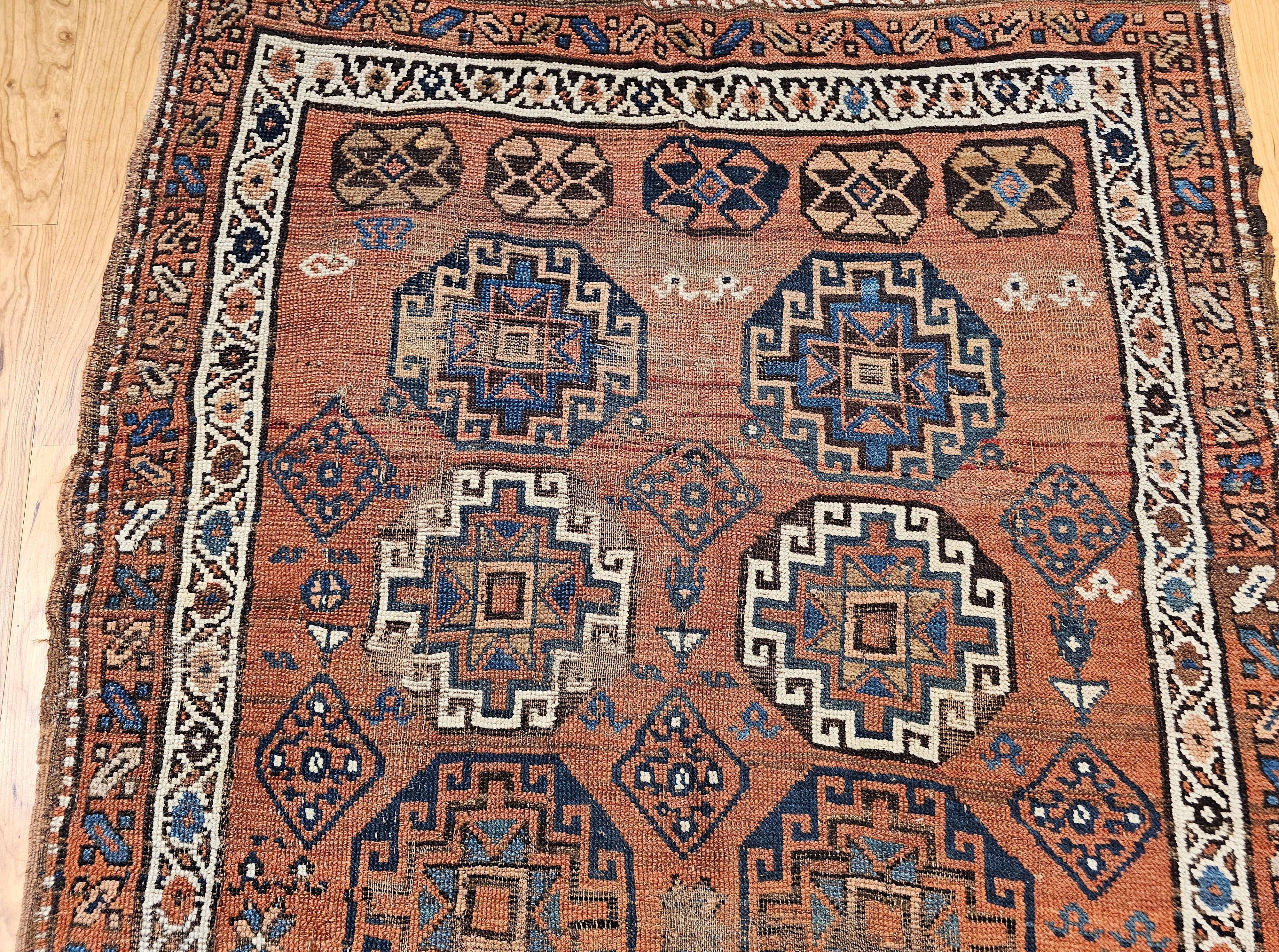 XIXe siècle Tapis du Karabagh caucasien du 19ème siècle en vente