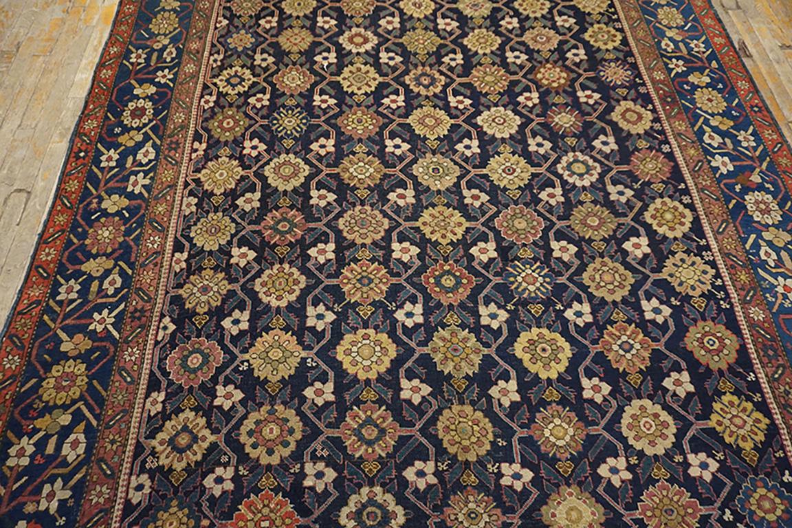 Noué à la main Tapis de galerie du 19ème siècle du Karabagh ( 6'10