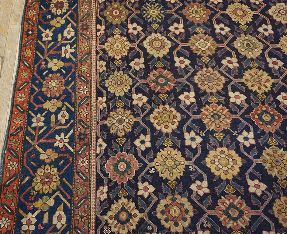 Fin du XIXe siècle Tapis de galerie du 19ème siècle du Karabagh ( 6'10