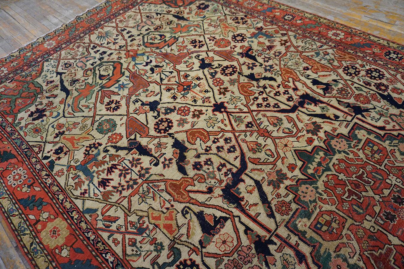 Hand-Knotted 19th Century Caucasian Karabagh Gallery Carpet ( 7' x 15'9