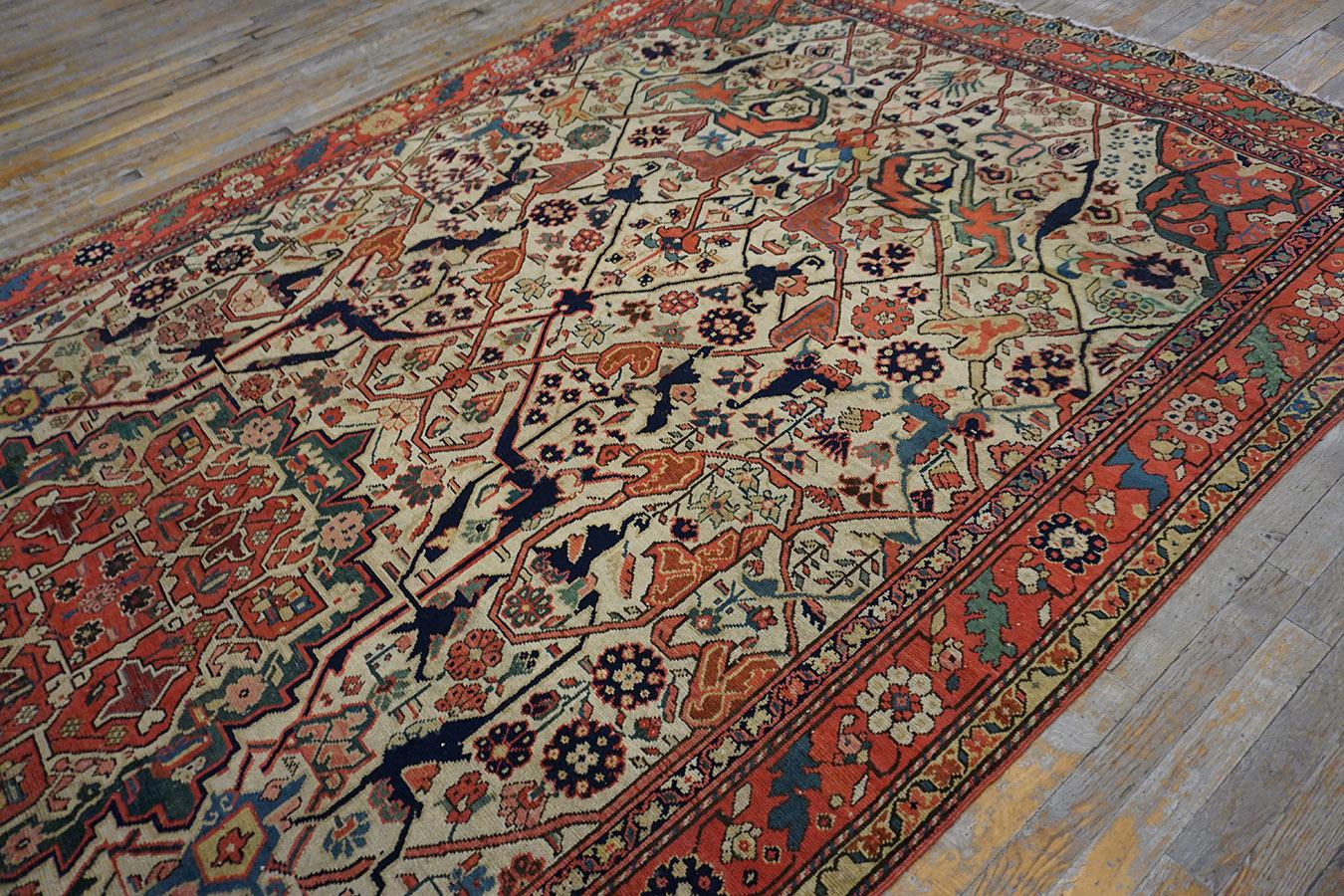 Wool 19th Century Caucasian Karabagh Gallery Carpet ( 7' x 15'9