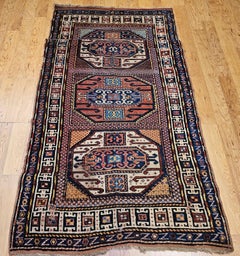 19th Century Caucasian Karachov Kazak Area Rug