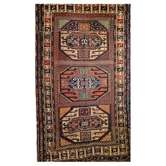 19th Century Caucasian Karachov Kazak Area Rug