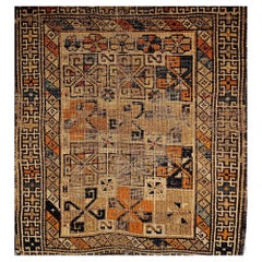 Antique Caucasian, Kazak Rug 4' 4 x. 5' 3 For Sale at 1stDibs