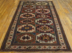 19th Century Caucasian Kazak Carpet ( 4'6" x 7' - 137 x 213 )