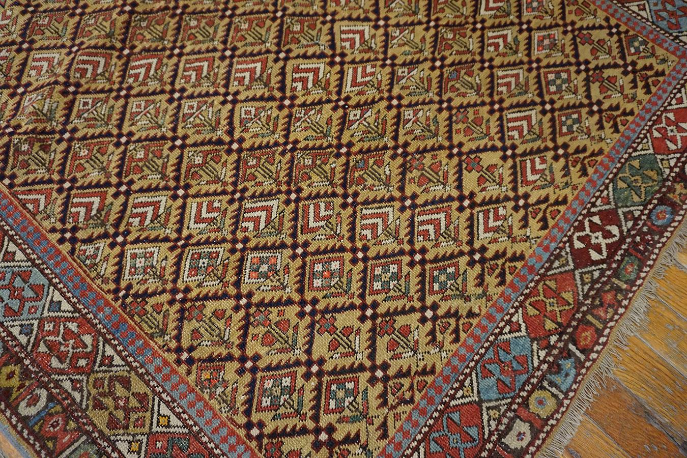 Kaukasischer Maraseli Gebetsteppich aus dem 19. Jahrhundert ( 3'6