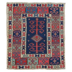Kaukasische Shahsevan Sumak des 19. Jahrhunderts – antike kaukasische Teppiche, antike Teppiche