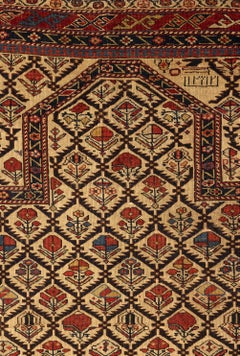 Antico Shirvan caucasico del 19° secolo