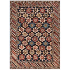 19th Century Caucasian Shirvan Star Kuba Rug ( 4' x 5'6" - 122 x 167 )
