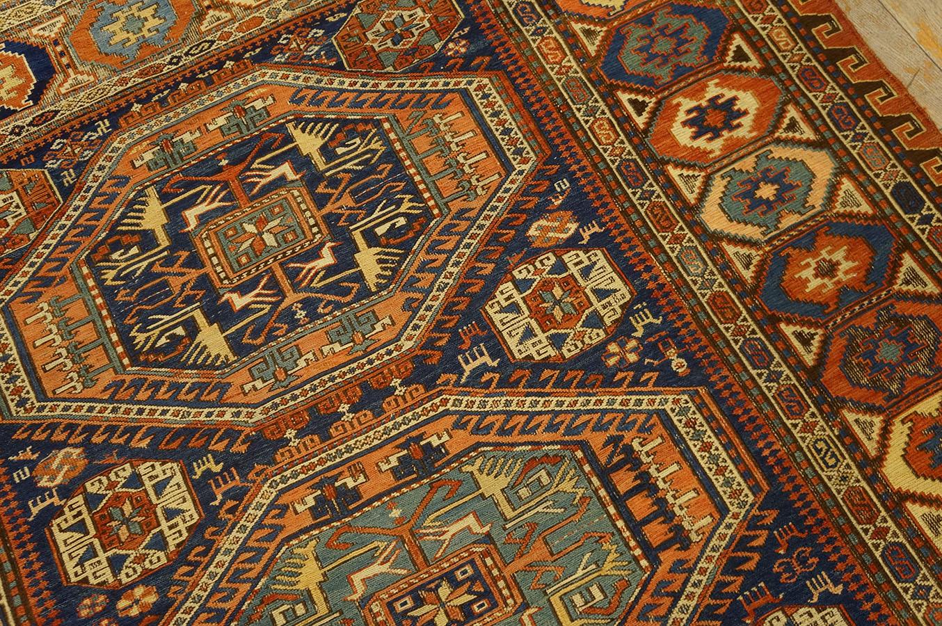 Tapis du Caucase Sumak du 19ème siècle en vente 3