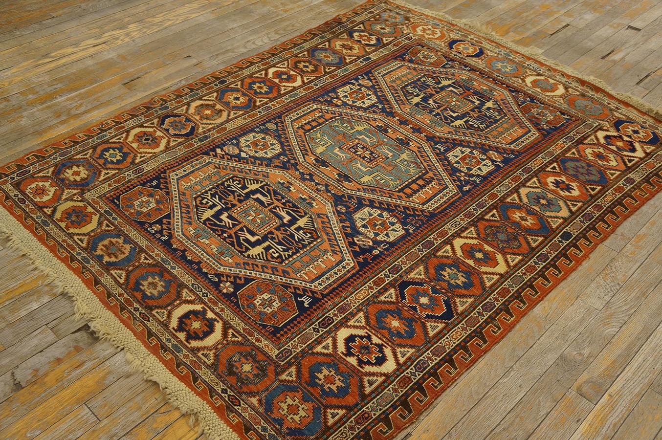 Tapis du Caucase Sumak du 19ème siècle Bon état - En vente à New York, NY