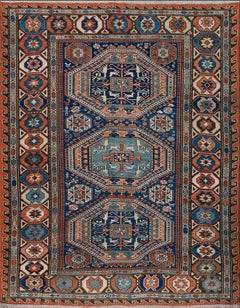 Kaukasischer Sumak-Teppich aus dem 19.