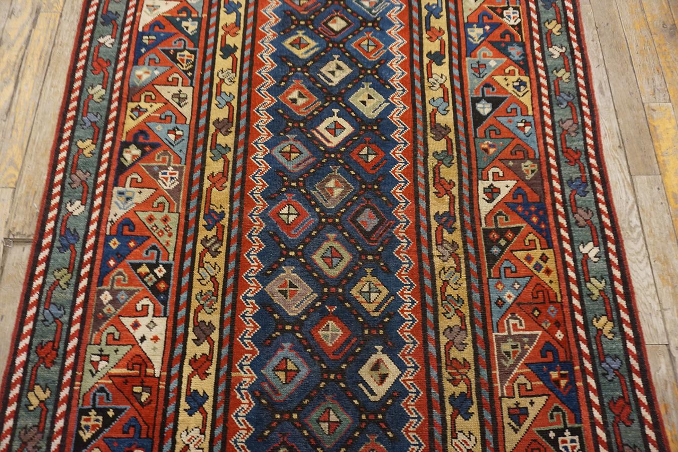19th Century Caucasian Talish Carpet ( 3'8