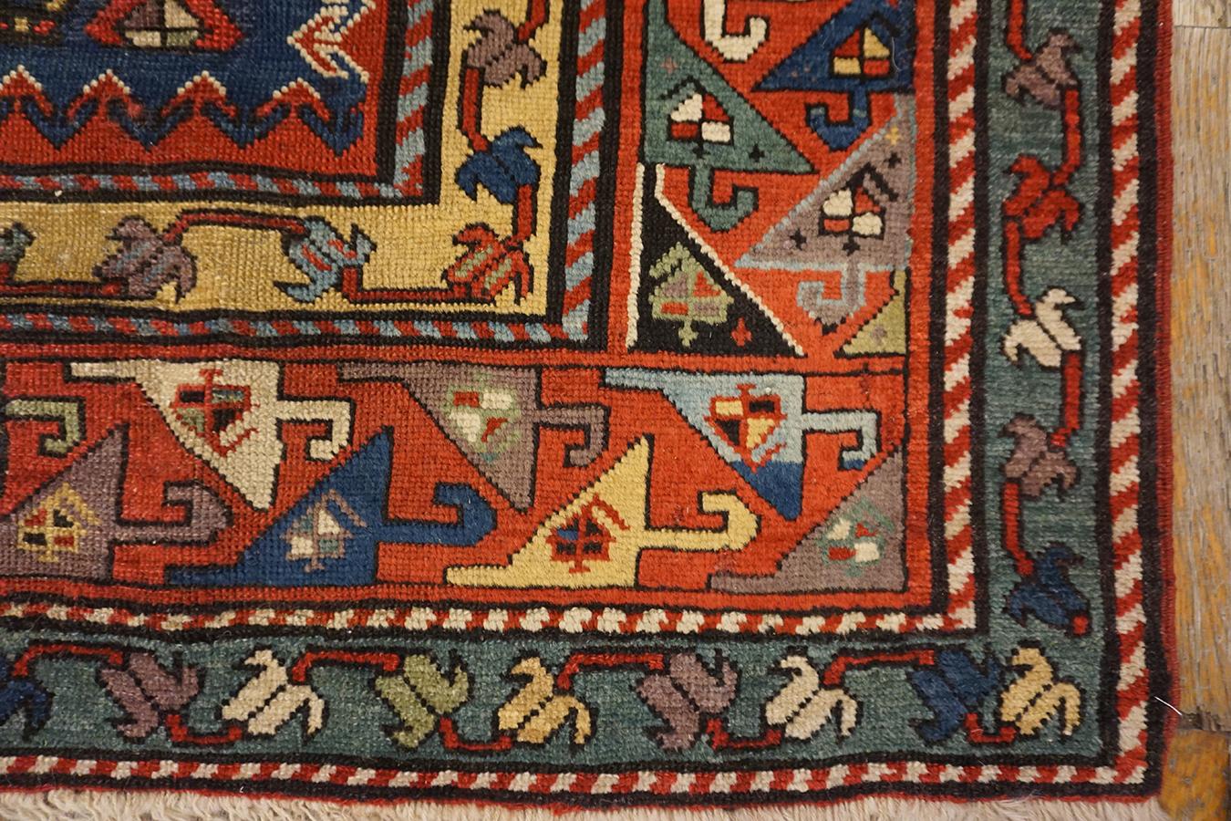19th Century Caucasian Talish Carpet ( 3'8