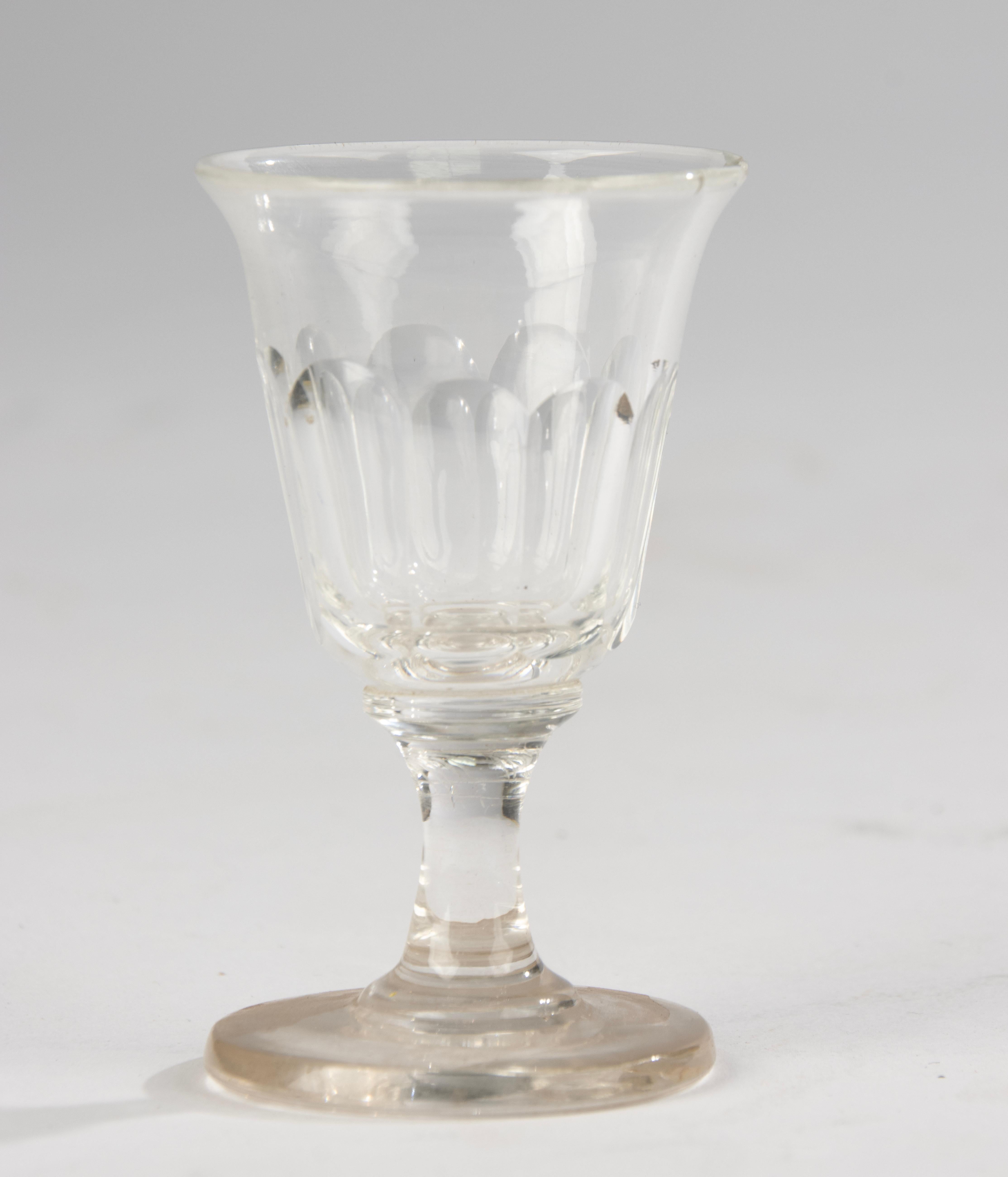 Cave à Liqueur del XIX secolo - Napoleone III - Cristallo e intarsio - Set completo in vendita 8