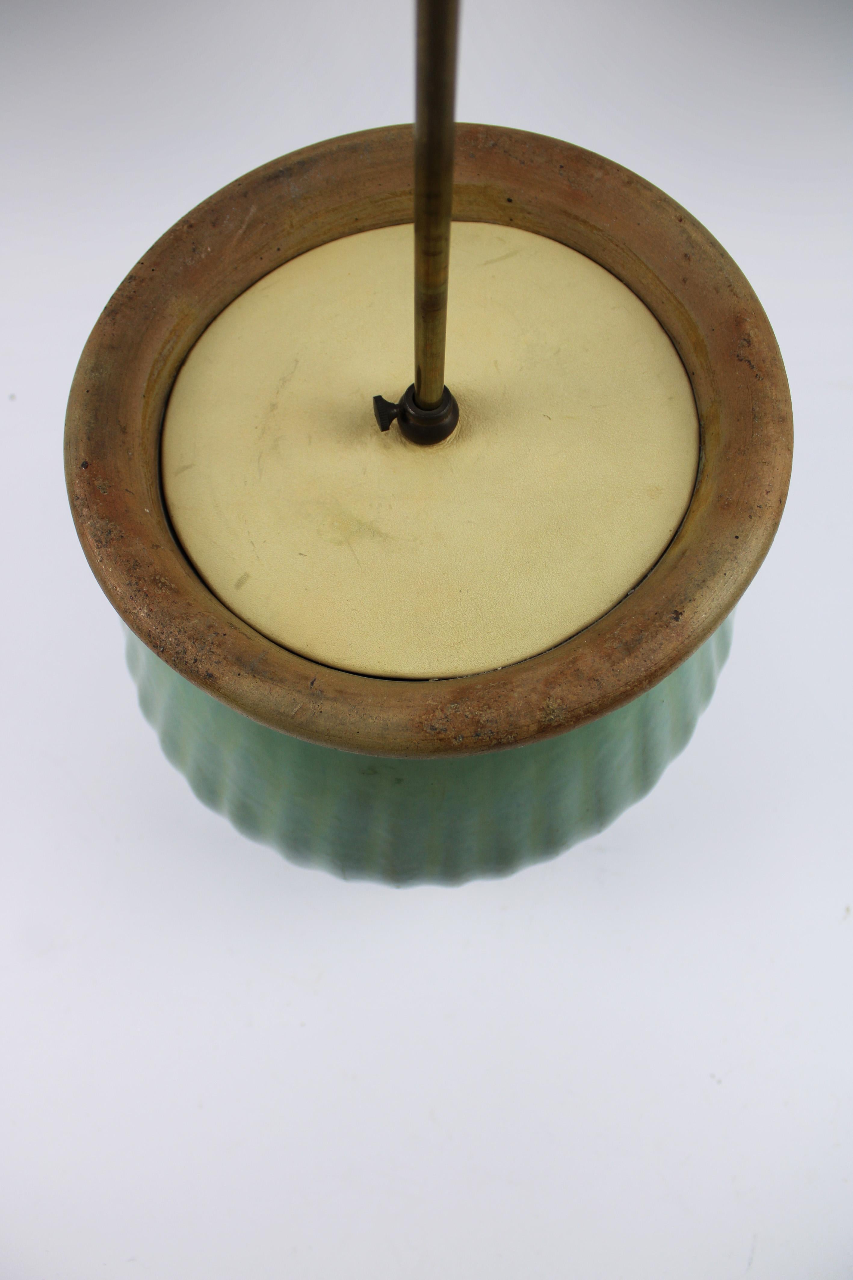 19th Century 19th century Celadon Glazed Stoneware Ginger Jar Mounted as Lamp Longquan China For Sale