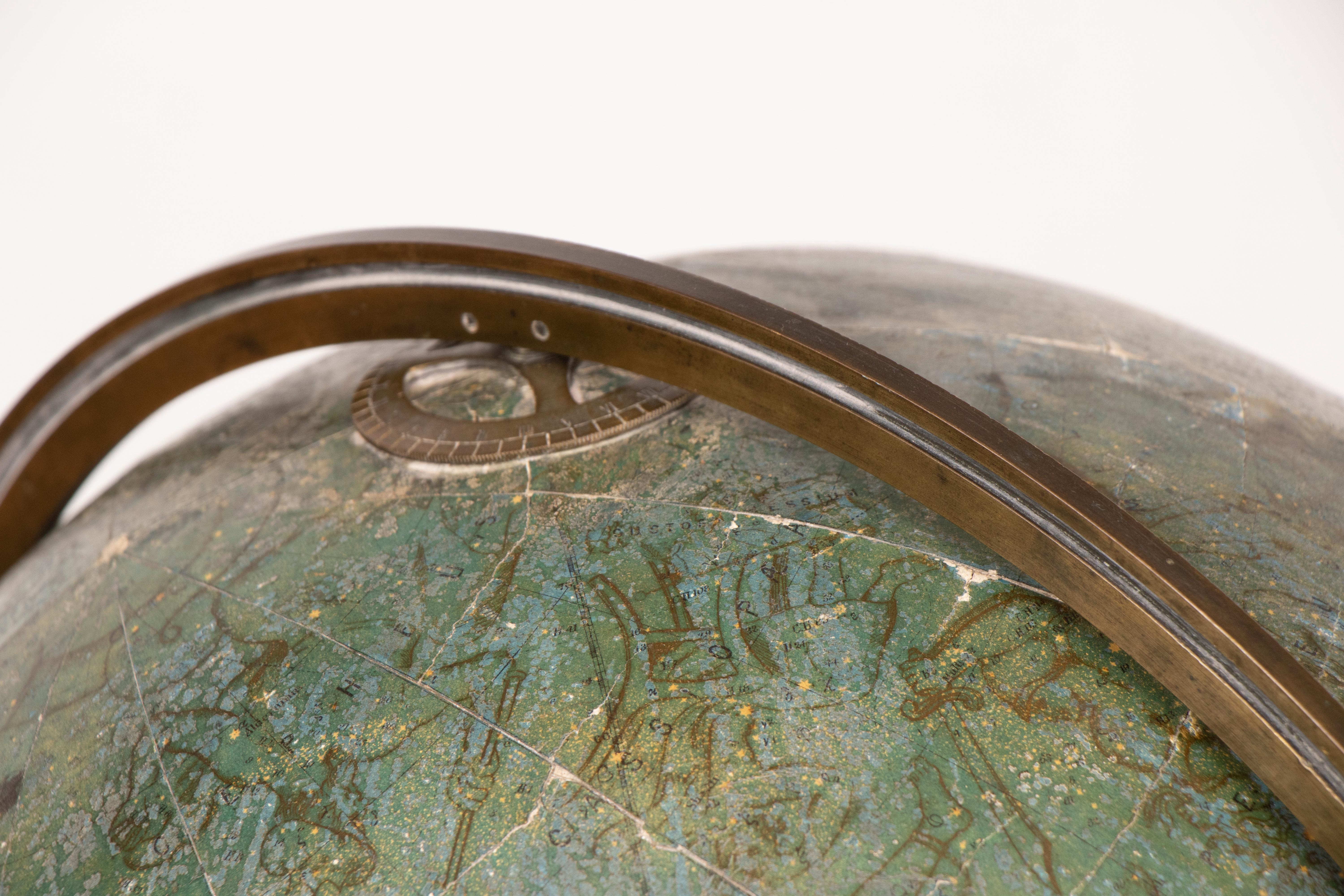 British 19th Century Celestial Globe by W & A K Johnston, Edinburgh
