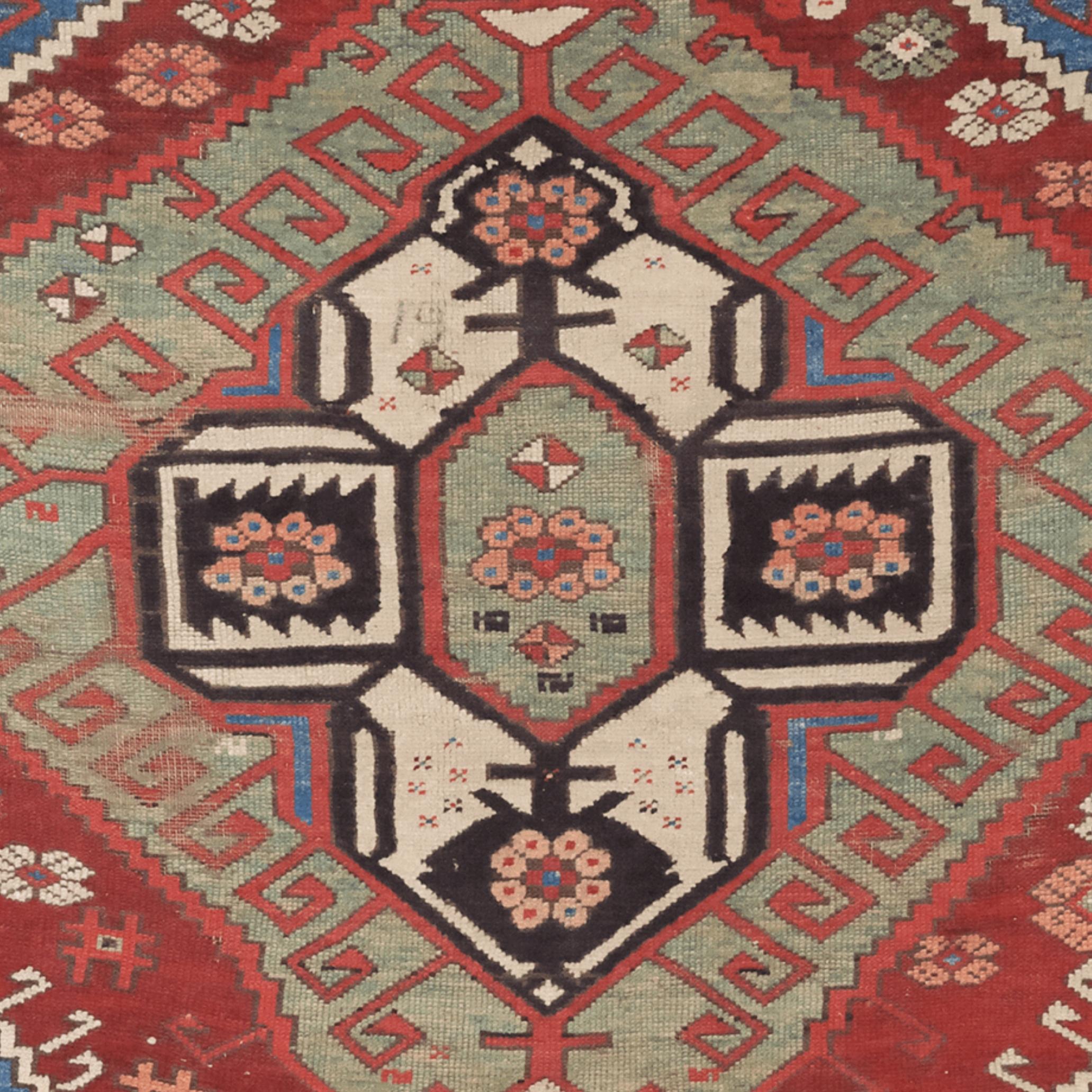 Zentralanatolischer Konya-Karapınar-Teppich aus dem 19. (Türkisch) im Angebot