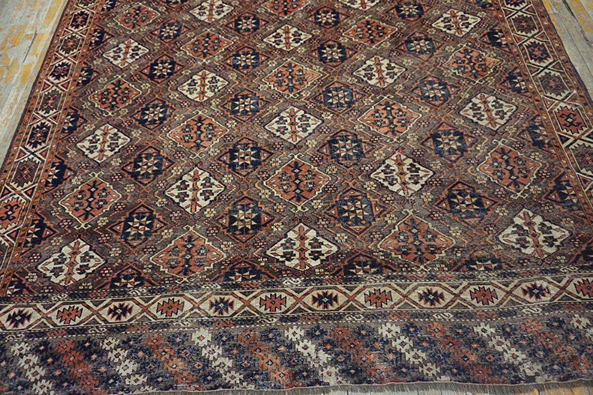 19th Century Central Asian Chodor Turkmen Carpet For Sale 5