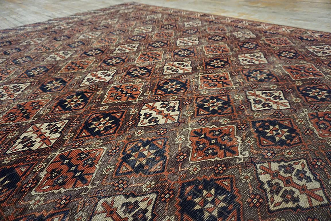 19th Century Central Asian Chodor Turkmen Carpet For Sale 7