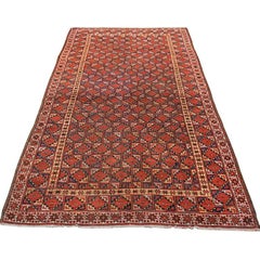 19th Century Central Asian Ersari Beshir Carpet ( 4'10'' x 8'8'' - 147 x 264 )