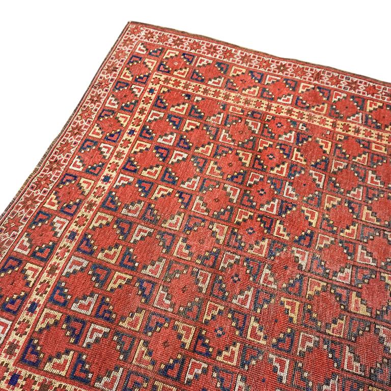 Zentralasiatischer Ersari Beshir-Teppich des 19. Jahrhunderts ( 4'10'' x 8'8'' - 147 x 264