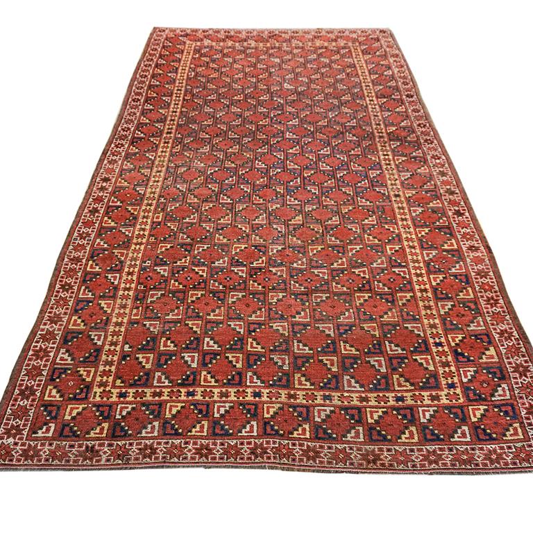 Zentralasiatischer Ersari Beshir-Teppich des 19. Jahrhunderts ( 4'10'' x 8'8'' - 147 x 264
