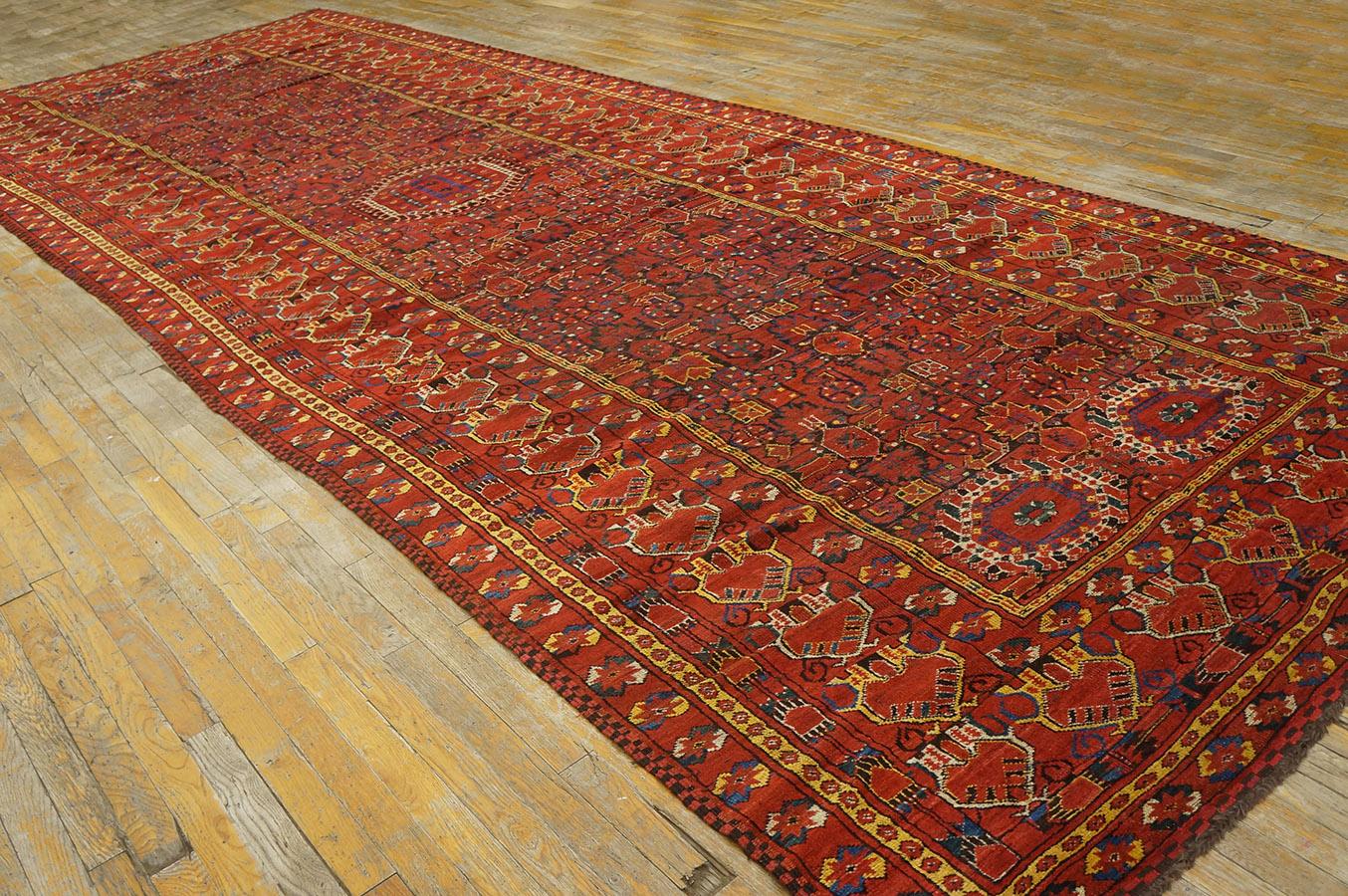 19th Century Central Asian Ersari-Beshir Gallery Carpet ( 6'6
