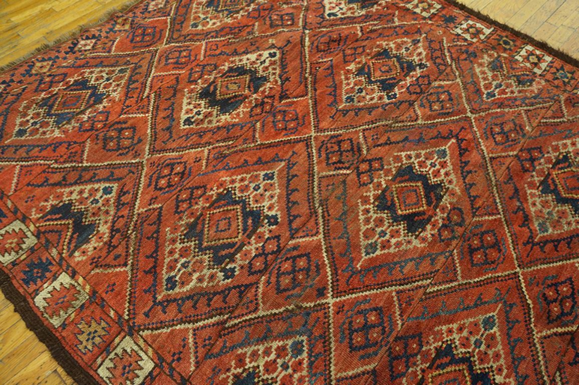Alfombra Ersari de Asia Central del siglo XIX ( 6'3