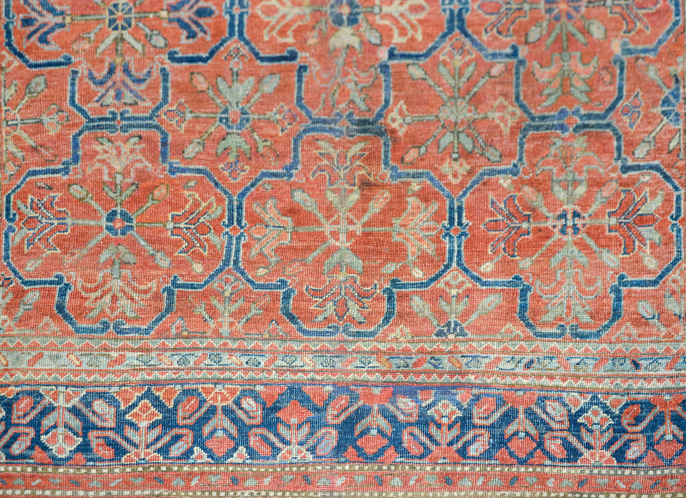 19th Century Central Asian Rug For Sale 1