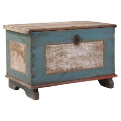 19th Century Central European Patinated Trunk