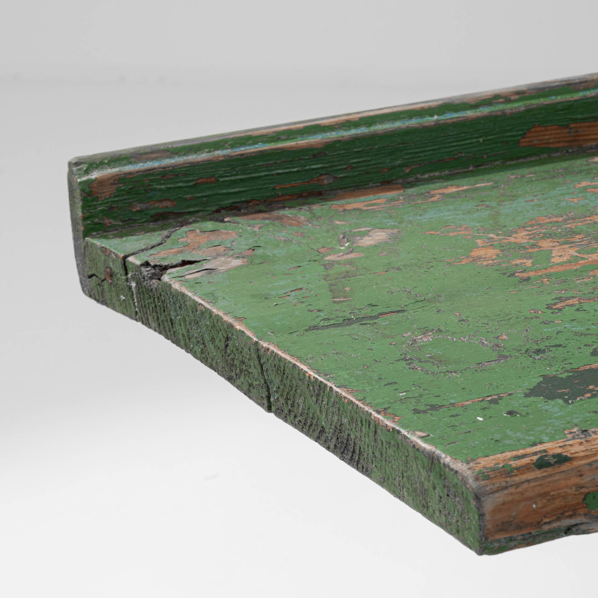 19th Century Central European Wood Patinated Bench 5