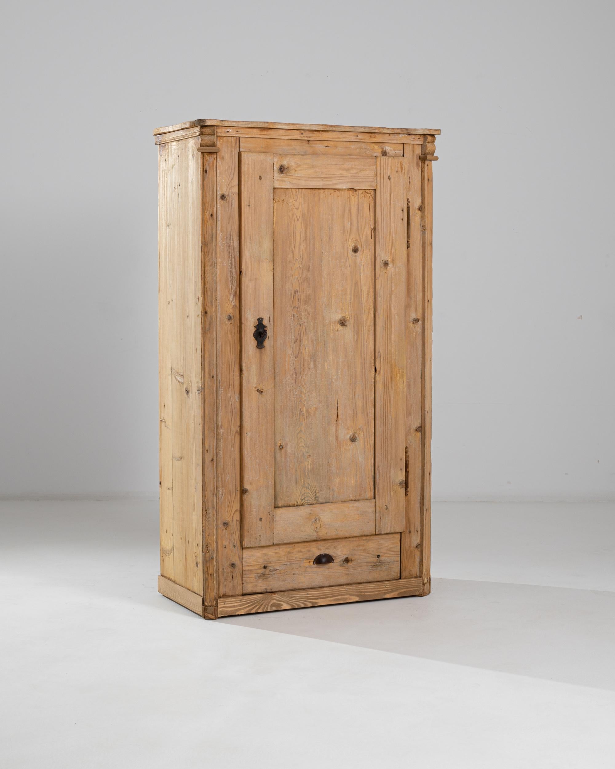 19th Century Central European Wooden Cabinet 1
