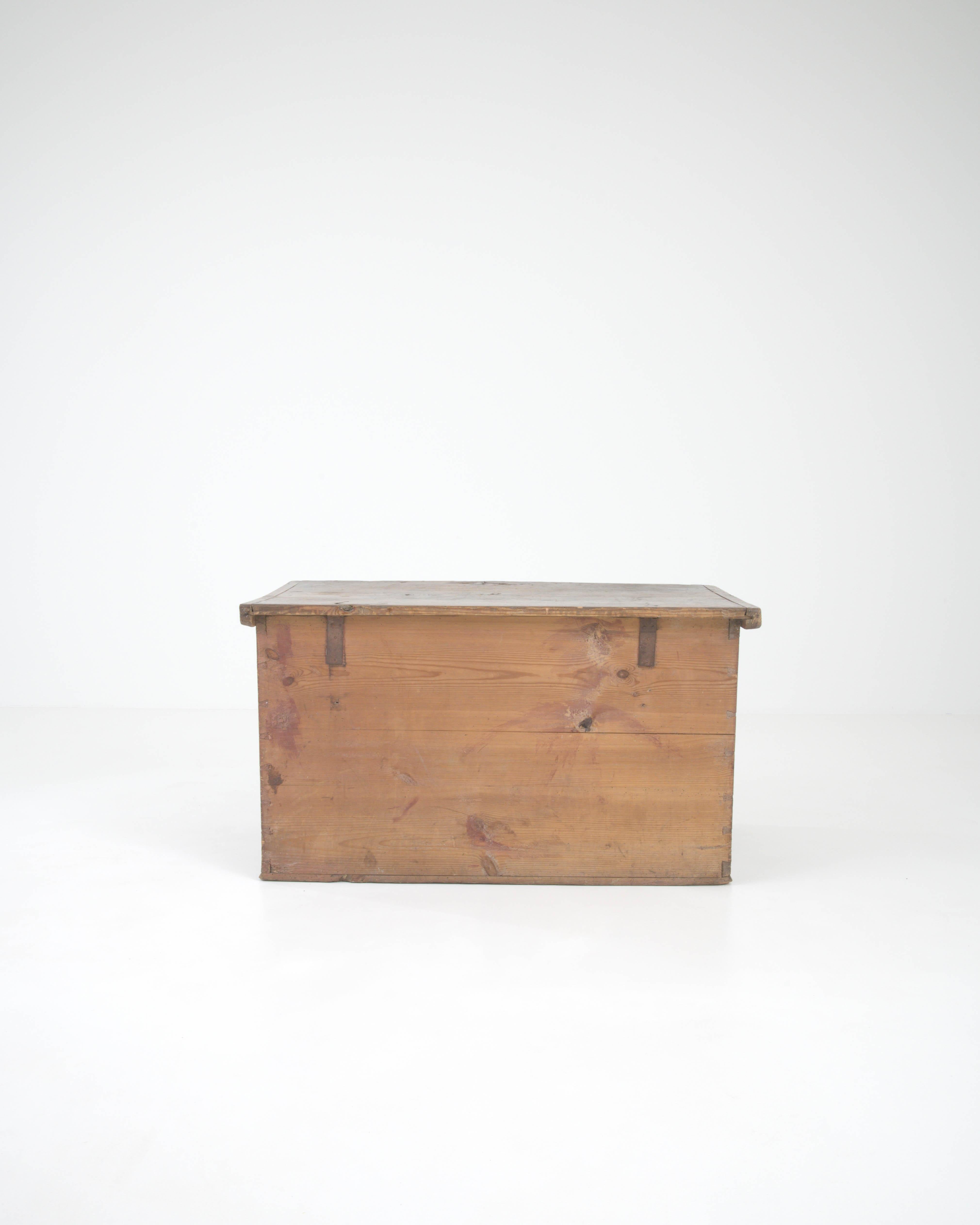 19th Century Central European Wooden Chest For Sale 9