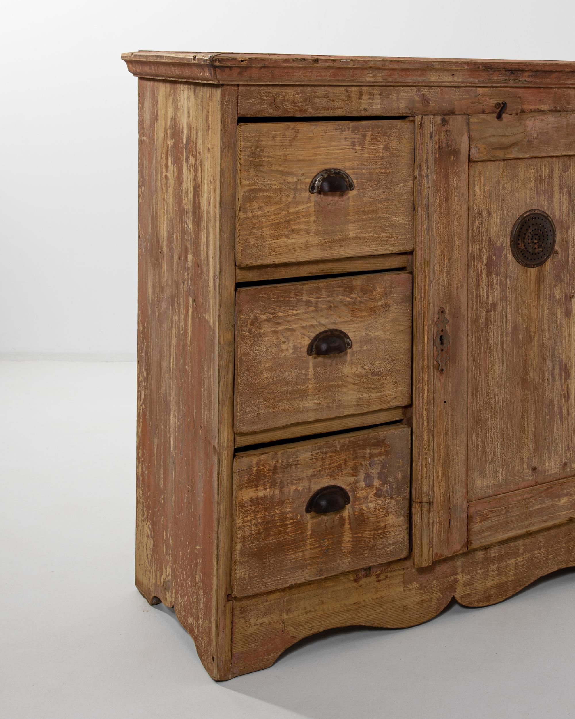 19th Century Central European Wooden Cupboard For Sale 7