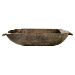 19th Century Central European Wooden Dough Bowl