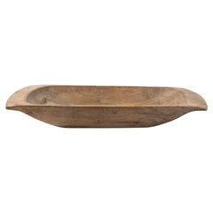 19th Century Central European Wooden Dough Bowl
