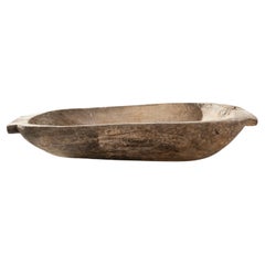 19th Century Central European Wooden Dough Bowl