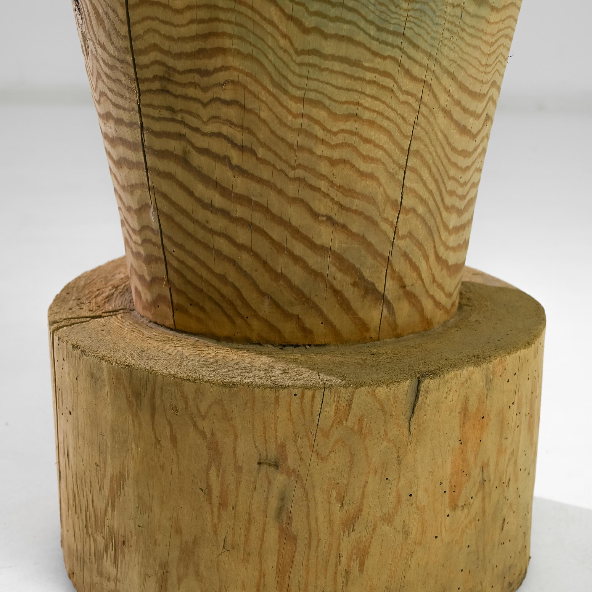 19th Century Central European Wooden Mortar and Pestle 6